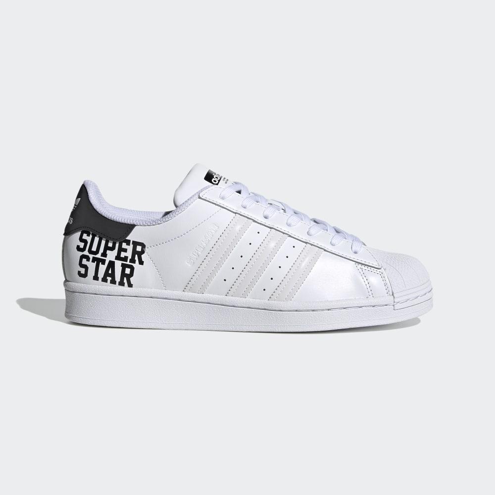 Adidas Men's Superstar Originals Shoes White/Black Ireland FV2813